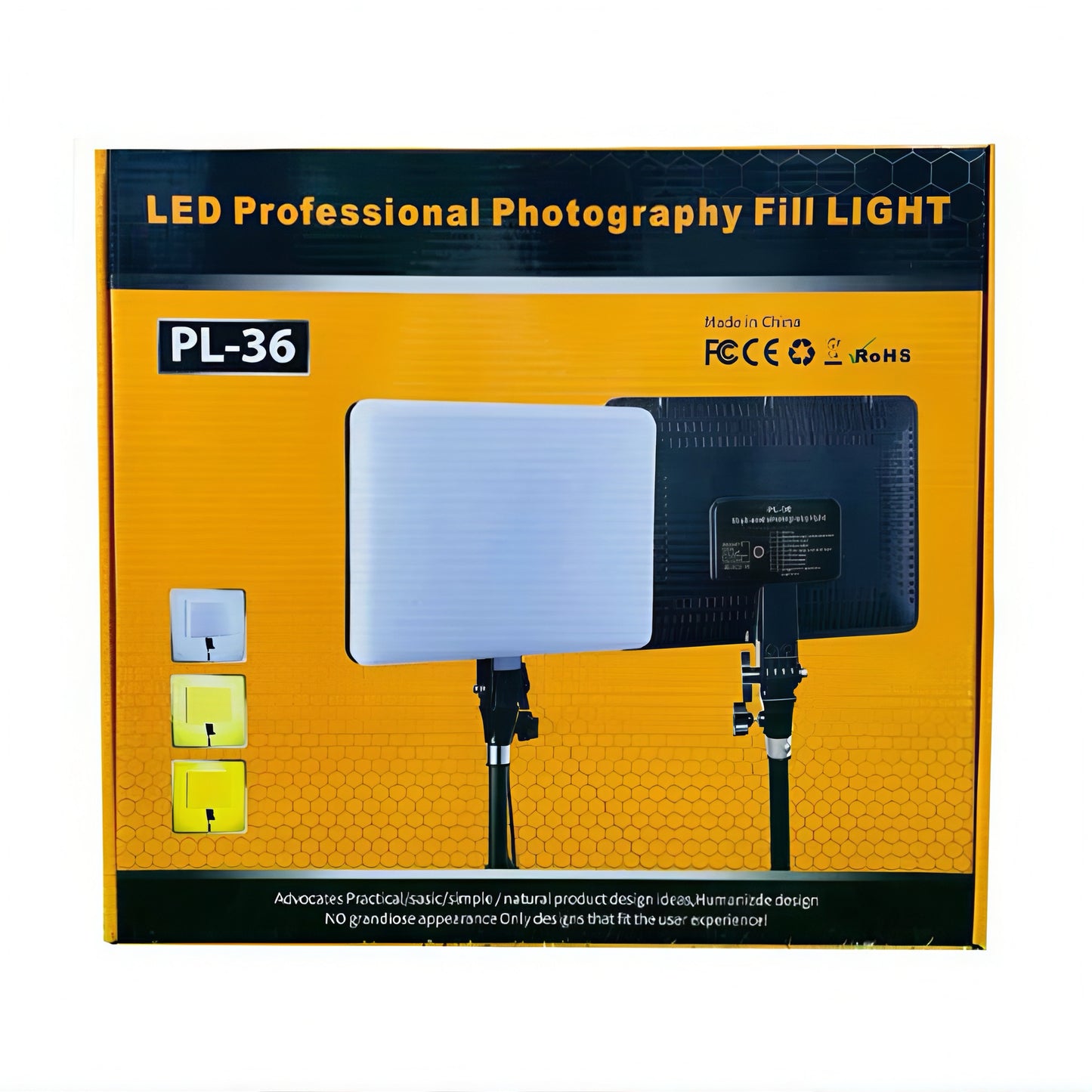 LED Professional Photography / Videography Fill light PL-36 For Photo And Video with Stand